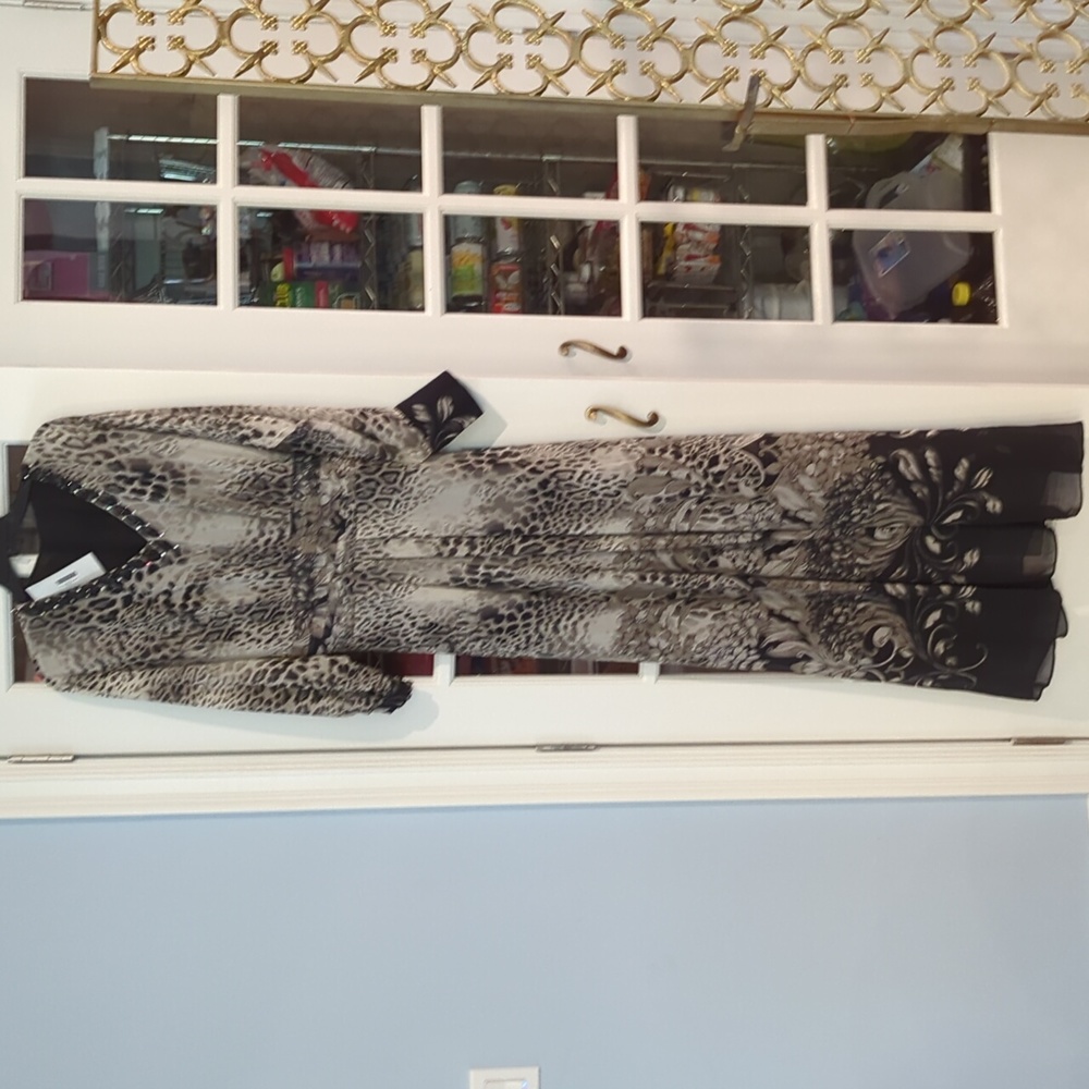 Animal print dress